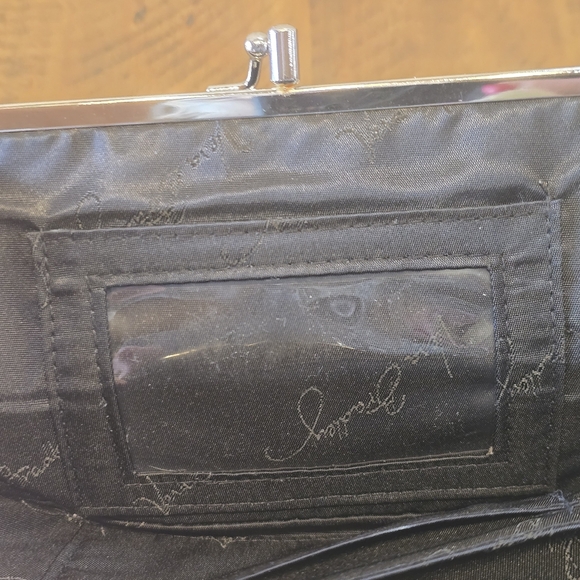 Vera Bradley Symphony In Hues Pattern Double Kisslock Clutch Wallet - Picture 8 of 8